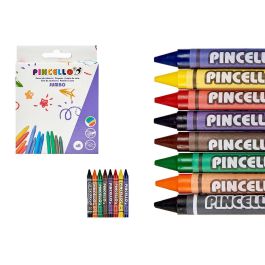 Cera Crayon Jumbo 8Pcs Pincello 9X12CM (72 Unidades) Precio: 54.49999962. SKU: B15Z6AVEW4