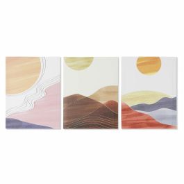Cuadro Scandi DKD Home Decor Multicolor 1.8 x 40 x 30 cm (3 Unidades) Precio: 6.69000046. SKU: B1CYK8NRLC