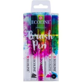 Talens Ecoline Rotuladores Brush Pen Punta Pincel Set 5 Unidades Colores Primarios, Negro y Mezclador Precio: 7.58999967. SKU: B162JAAGBD