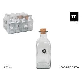 Inde Botella Frasca "Medi" 725 cc / 0.725 L - Capacidad 725 ml, Dimensiones 8 x 8 x 19.5 cm (12 Unidades) Precio: 22.9000002. SKU: S2212726