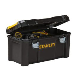 Stanley Caja de Herramientas para Organización y Almacenamiento con Cierres Metálicos, 19 pulgadas (48 cm) Stanley Caja de Herramientas para Organización y Almacenamiento con Cierres Metálicos, 19 pulgadas (48 cm)