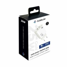 Cargador de Pared Subblim SUBCHG-6G2520 Blanco 25 W