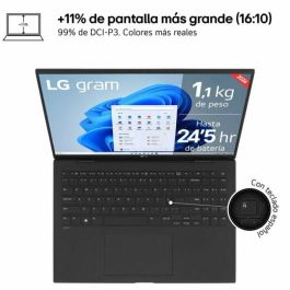 LG Gram 16ZD90S Intel Core Ultra 7 155H Portátil 40,6 cm (16") WQXGA 16 GB LPDDR5-SDRAM 512 GB SSD Wi-Fi 6E (802.11ax) Negro LG Gram 16ZD90S Intel Core Ultra 7 155H Portátil 40,6 cm (16") WQXGA 16 GB LPDDR5-SDRAM 512 GB SSD Wi-Fi 6E (802.11ax) Negro