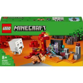 LEGO 21255 Minecraft Nether Portal Ambush, Juguete de Construcción con Escenas de Batalla, Minifiguras y Figura de Hoglin Precio: 48.78999994. SKU: B17NR372DK