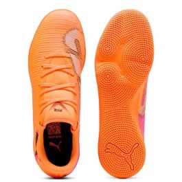 Zapatillas de Fútbol Sala para Adultos Puma Future 8 Play IHeat Fire Naranja S