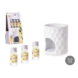 Acorde Set Quemador Aceite Esencial Vainilla 3x5ml Blanco Cerámica Dimensiones: 11x19.8x6.5 cm (Set de 12) Precio: 44.8305. SKU: B139Y5F5T6