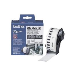 Brother DK-22210 Cinta Continua Etiqueta Negra sobre Blanca, 29mm x 30.48m Precio: 12.50000059. SKU: S8402348