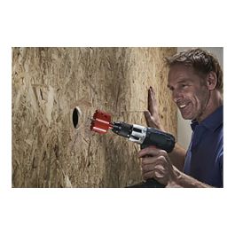 Wolfcraft Sierra de corona bimetal ø100 mm con adaptador y broca piloto