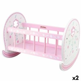 Cuna para Muñecas Woomax 2 Unidades 47 x 35 x 35 cm Cuna para Muñecas Woomax 2 Unidades 47 x 35 x 35 cm