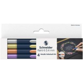 Schneider Roller Metálico Paint-It 050, Estuche 4 Ud - Silver, Gold, Copper, Fr. Violet Precio: 5.79000004. SKU: B1JF72S3XK