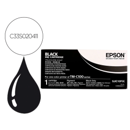 Epson TM-C 100 Tinta Original Negra Precio: 44.9499996. SKU: S8405788