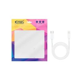 Cable de Datos/Carga con USB NANOCABLE 10.10.0600 50 cm Blanco (1 unidad)