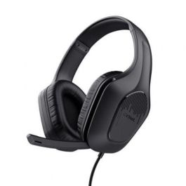 Trust Auriculares Gaming Gxt 475 Zirox Headset C- Microfono Diadema Ajustable Jack 3.5.Mm Negro