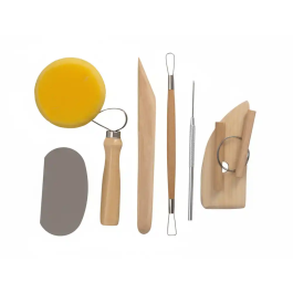 Liderpapel Pack 8 Herramientas Surtidas para Modelar, Certificado FSC