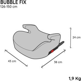 Nania NAN3760425910090 Silla Elevadora de Coche Bubblefix Grupo 3 Isofix I-Size 126-150 cm Negro Nania NAN3760425910090 Silla Elevadora de Coche Bubblefix Grupo 3 Isofix I-Size 126-150 cm Negro