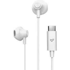 Energy Sistem EasyPods USB Tipo-C - Auriculares intrauditivos con cable, micrófono integrado y control en línea para música y uso diario (Blanco) Precio: 13.89000019. SKU: B1BKJ8WZD8