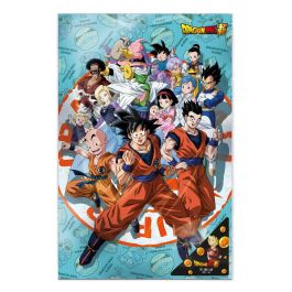 Sd toys Póster 3D Dragon Ball Super Universe Survival 58x38 cm PVC Lenticular Oficial