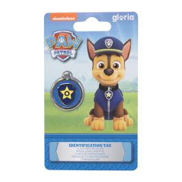 Pawpatrol Placa Identificación Chase M Acero Inoxidable Diseño Esmaltado Anti-oxidante No Corrosivo
