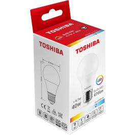 TOSHIBA A60 BOMBILLA LED E27 4.7W 6500K LUZ FRIA, AHORRO ENERGETICO Precio: 1.3552. SKU: B19G3TT976