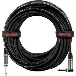 Cableworks Cable de Instrumento Jack Recto/Jack Acodado - 9 M