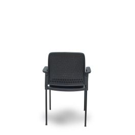 Silla de Recepción Foröl 4519PTNM840B840 Negro 4 Unidades