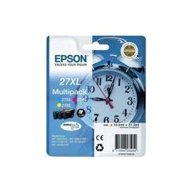Epson 27XL Amarillo Cian Magenta Multipack T271540 para WF-3620/3640DTWF/DWF Precio: 109.59000008. SKU: B13H33KEBE