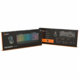 Teclado y Ratón Gaming Krom NXKROMKRSHRSP Negro