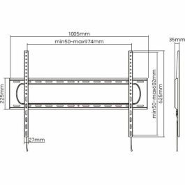 Stell SHO 7220 - Soporte de TV Fijo SLIM de Acero