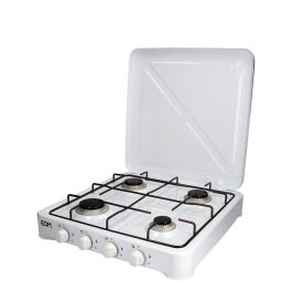 Edm Cocina de Gas Esmaltada 4 Fuegos Blanca para Gas Butano Exterior 57 x 52 x 7,5 cm Precio: 54.58999942. SKU: B1K2L29Z6X