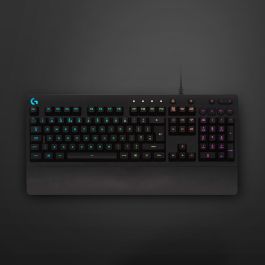 Logitech Prodigy G213 920-008093 Teclado Gaming Alámbrico USB QWERTY US Layout con Retroiluminación LED RGB Negro Resistente Derrames