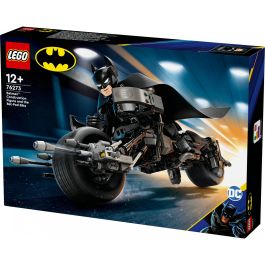 LEGO 76273 DC Batman: Minifigura de Batman y motocicleta Bat-Pod para construir