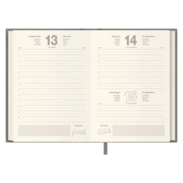 Dohe 12739 - 26 Agenda 2026 Día Página Lausana Tapa Dura Polipiel 14 x 20 cm Gris Encuadernación Cosida 70 g/m² FSC Mixto Precio: 10.50000006. SKU: B1526N3XCA