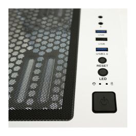 LC-Power 803W Midi Tower Gaming RGB Negro/Blanco ATX Micro-ATX Mini-ITX Vidrio Templado para Juegos