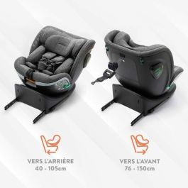 Babyauto Silla de Coche Xperta Black Line 0-36 kg I-Size ISOFIX Giratoria 360 ECE R129