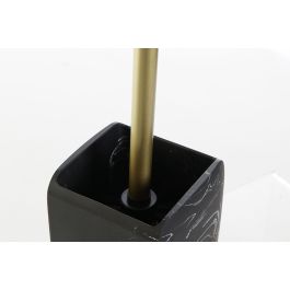 Escobillero Glam DKD Home Decor Negro Dorado 9.5 x 37 x 9.5 cm Escobillero Glam DKD Home Decor Negro Dorado 9.5 x 37 x 9.5 cm
