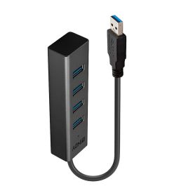 Lindy Concentrador USB 3.0 de 4 puertos SuperSpeed 5Gbps USB Tipo A Alimentado por Bus Retrocompatible con USB 2.0/1.1 Cable Integrado Precio: 18.8899997. SKU: B19L9WT8ZD
