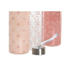 Botella Scandi DKD Home Decor Rosa Blanco 6.5 x 23 x 6.5 cm (6 Unidades) Botella Scandi DKD Home Decor Rosa Blanco 6.5 x 23 x 6.5 cm (6 Unidades)