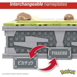 Mega Construx MATHGC23HGC23 Pokémon Pikachu In Motion Set de Construcción para 12 años y más
