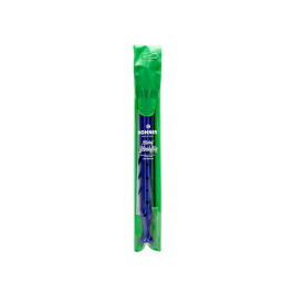 Hohner Flauta 9508 Flauta Dulce Soprano Do Azul con Funda Verde y Transparente para Niños