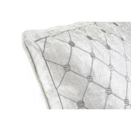 Cojin DKD Home Decor Blanco Gris 10 x 45 x 45 cm