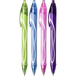 Bic Caja Bolígrafos Tinta De Gel Retráctil Gel-Ocity Quick Dry 4 Colores Surtidos -12U- Bic Caja Bolígrafos Tinta De Gel Retráctil Gel-Ocity Quick Dry 4 Colores Surtidos -12U-