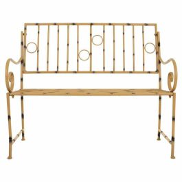 Banco Alexandra House Living Amarillo Metal 50 x 92 x 126 cm