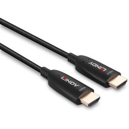 Lindy Cable HDMI Híbrido de Fibra Óptica 20m, 8K60Hz, 48Gbps, HDR Dinámico, eARC, VRR, ALLM, QFT