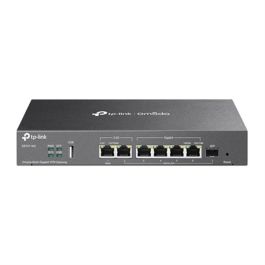 TP-Link ER707-M2 Router con 2.5 Gigabit Ethernet y Gigabit Ethernet, 6 Puertos LAN, 1 SFP, Negro