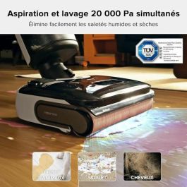 Roborock F25 Aspirador de Agua y Seco, Mopa Eléctrica, Negro, con 20000 Pa de Succión y 60 min de Autonomía