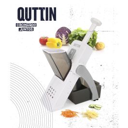 Quttin Cortador de Verduras 4 en 1, 14.5x14.5x33 cm, 735 g (6 Unidades)