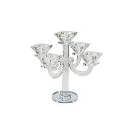 Candelabro Romimex Transparente Vidrio 20 x 24 x 20 cm Precio: 58.59000048. SKU: B1ATZQ2YAP