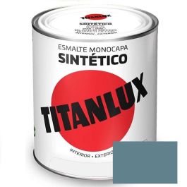 TITAN 510 Esmalte Sintético Industrial Gris Azulado 750ml para Acero Secado Rápido Precio: 20.9500005. SKU: B17M85MJPM