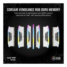 Corsair CMH64GX5M2B6000C30W 64GB DDR5 6000MHz CL30 Kit (2x32GB) Vengeance RGB W para PC