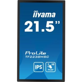 Iiyama TF2238MSC-B1 Monitor Táctil 22" Full HD 1920x1080 Negro IPS LED HDMI DP USB 5ms 600cd/m2 Pantalla Profesional Montaje VESA